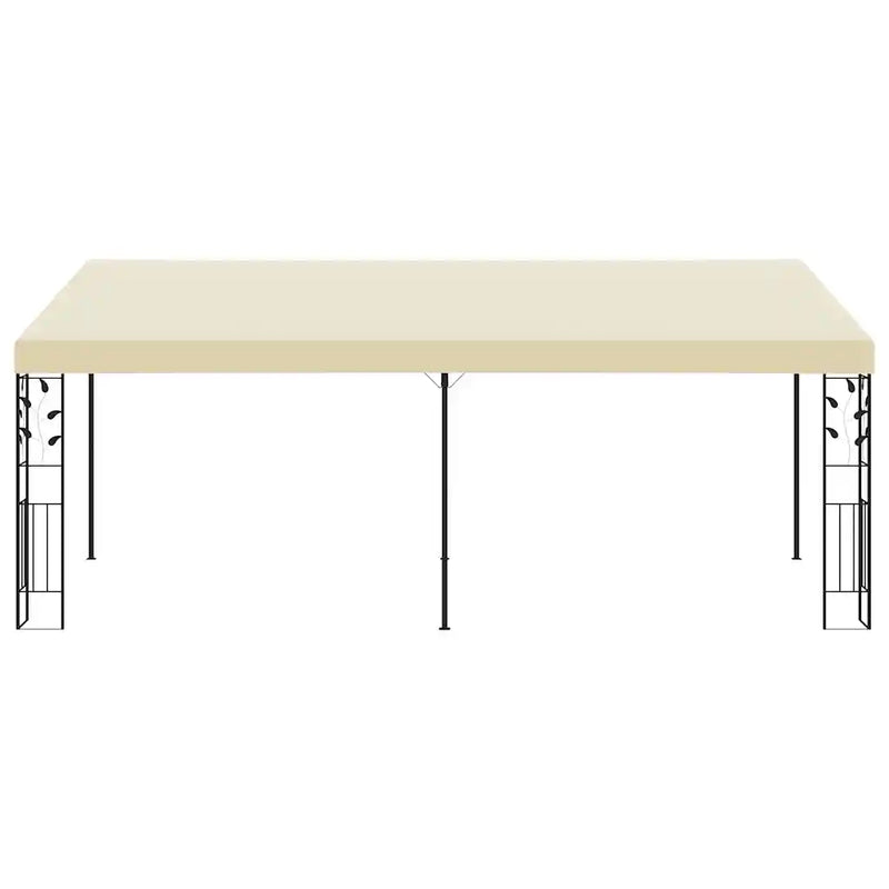 Wall-mounted Gazebo 6x3x2.5 m Cream