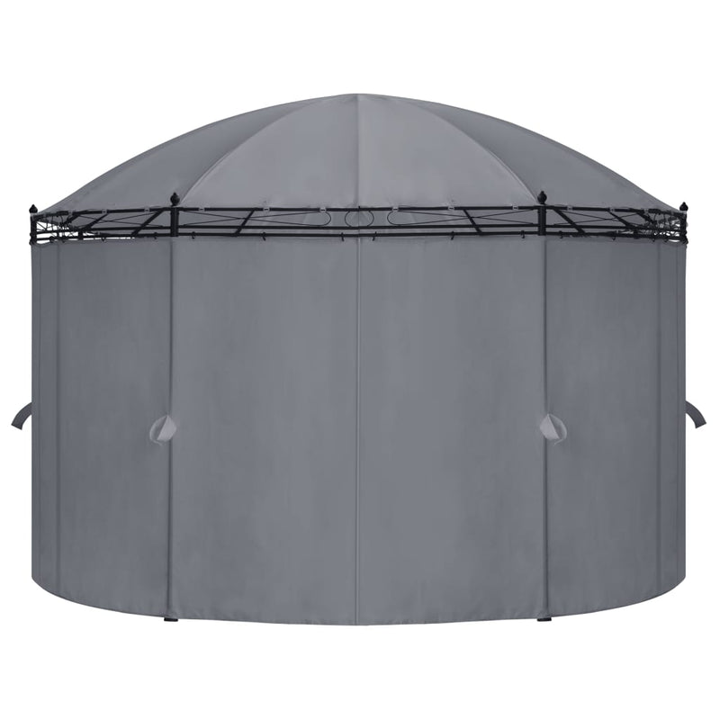 Gazebo with Curtains 520x349x255 cm Anthracite