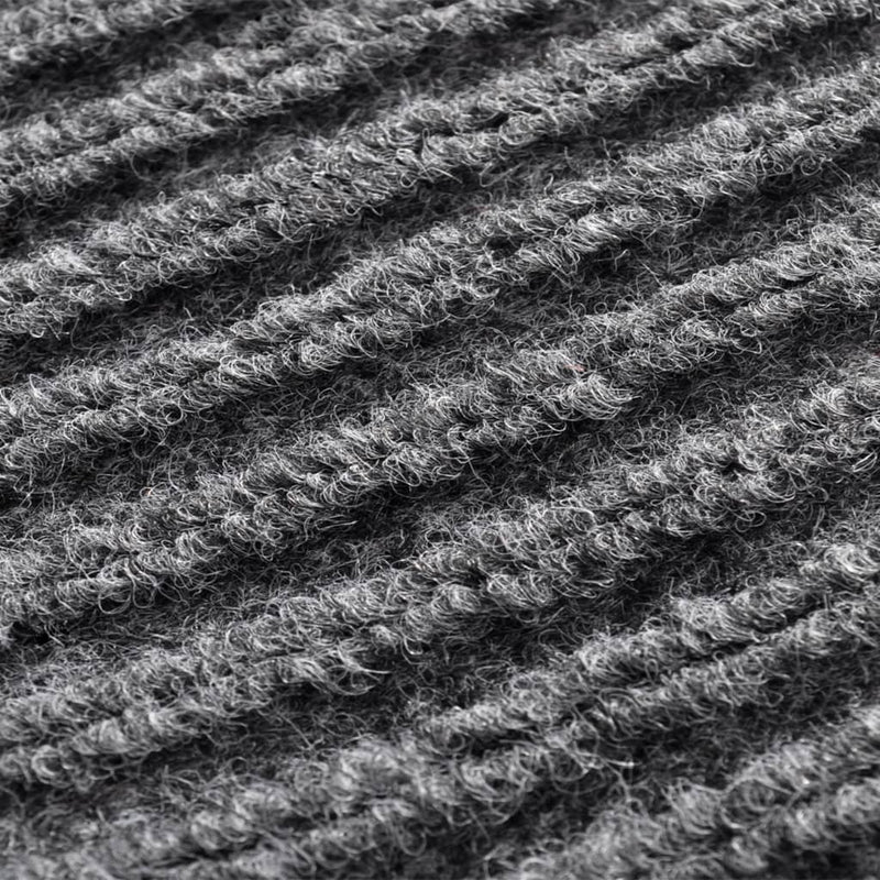 Door Mat Grey 117x220 cm PVC
