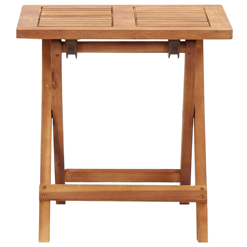 vidaXL Folding Garden Coffee Table 40x40x40 cm Solid Acacia Wood
