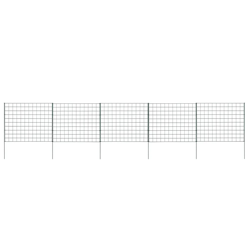Garden Fence Set 77.5x64 cm Green