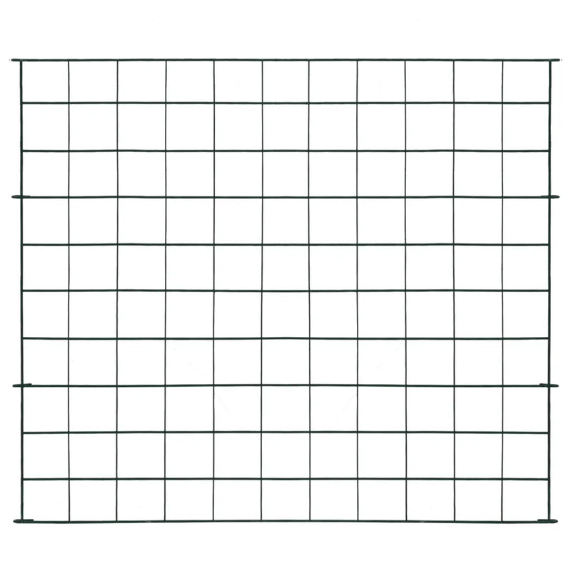 Garden Fence Set 77.5x64 cm Green