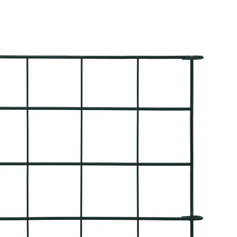 Garden Fence Set 77.5x64 cm Green
