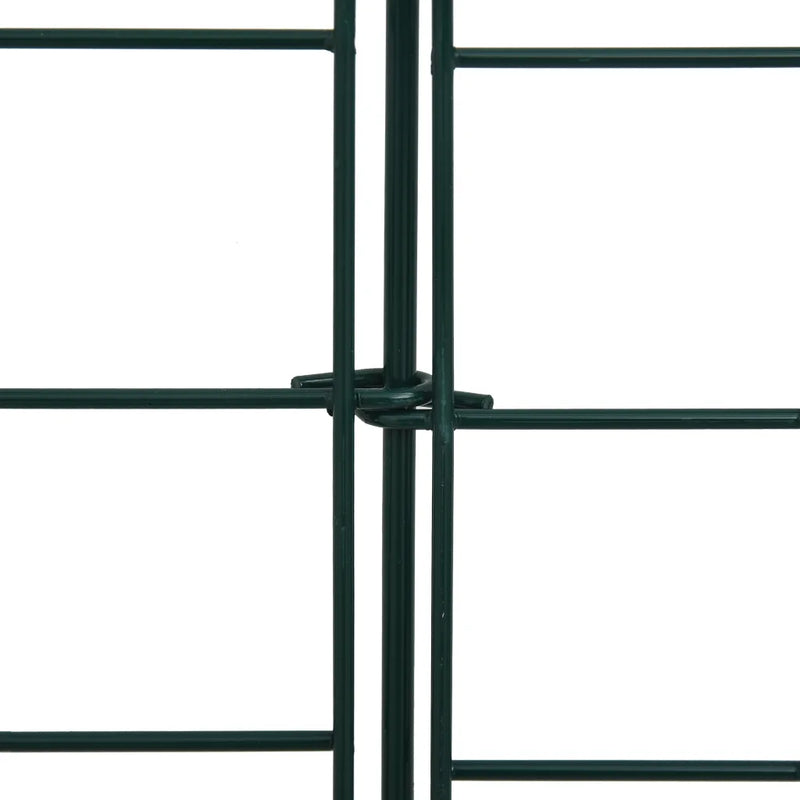 Garden Fence Set 77.5x64 cm Green