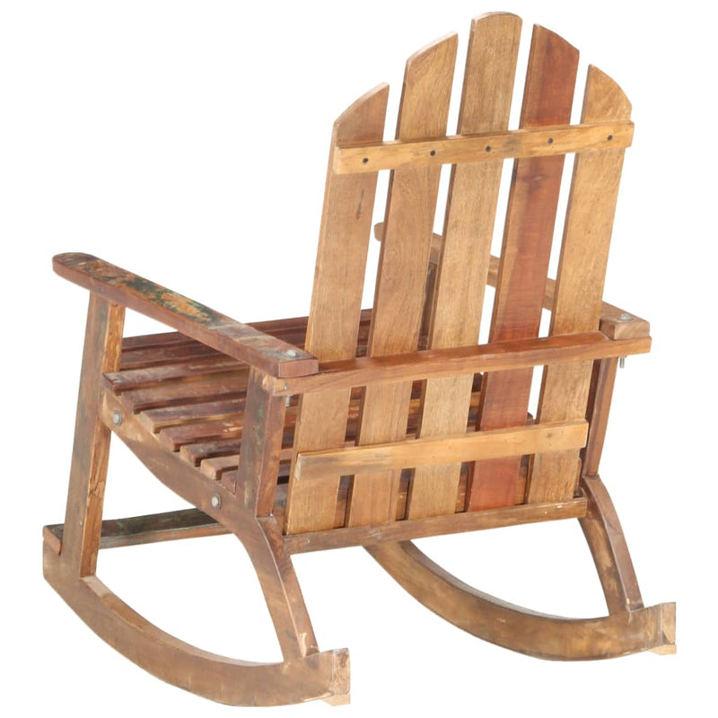 Garden Rocking Chair Solid Reclaimed Wood