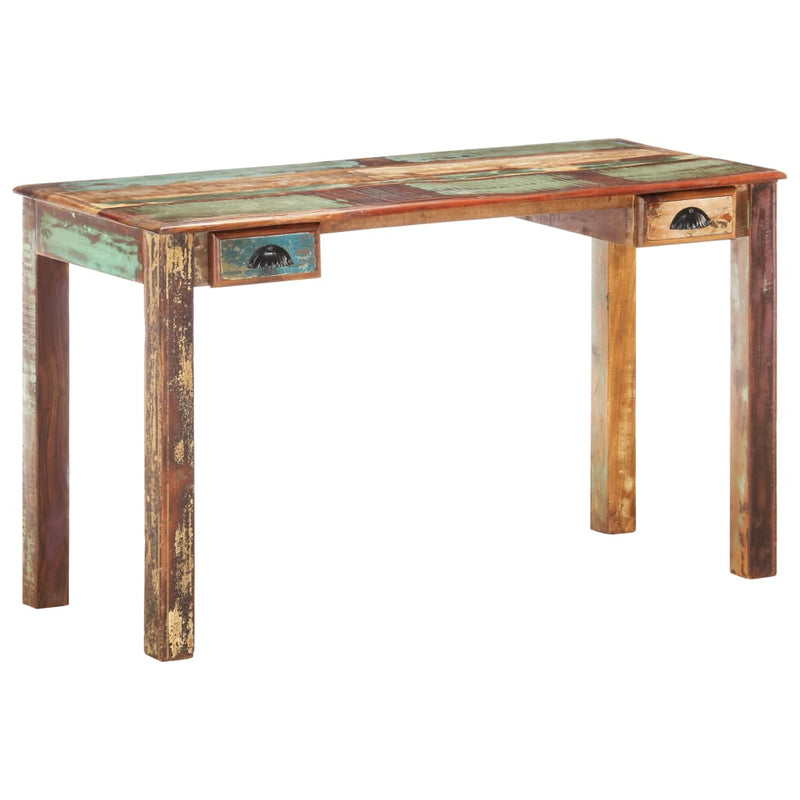 Desk 130x55x76 cm Solid Reclaimed Wood