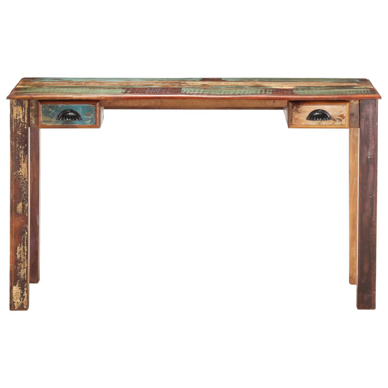 Desk 130x55x76 cm Solid Reclaimed Wood