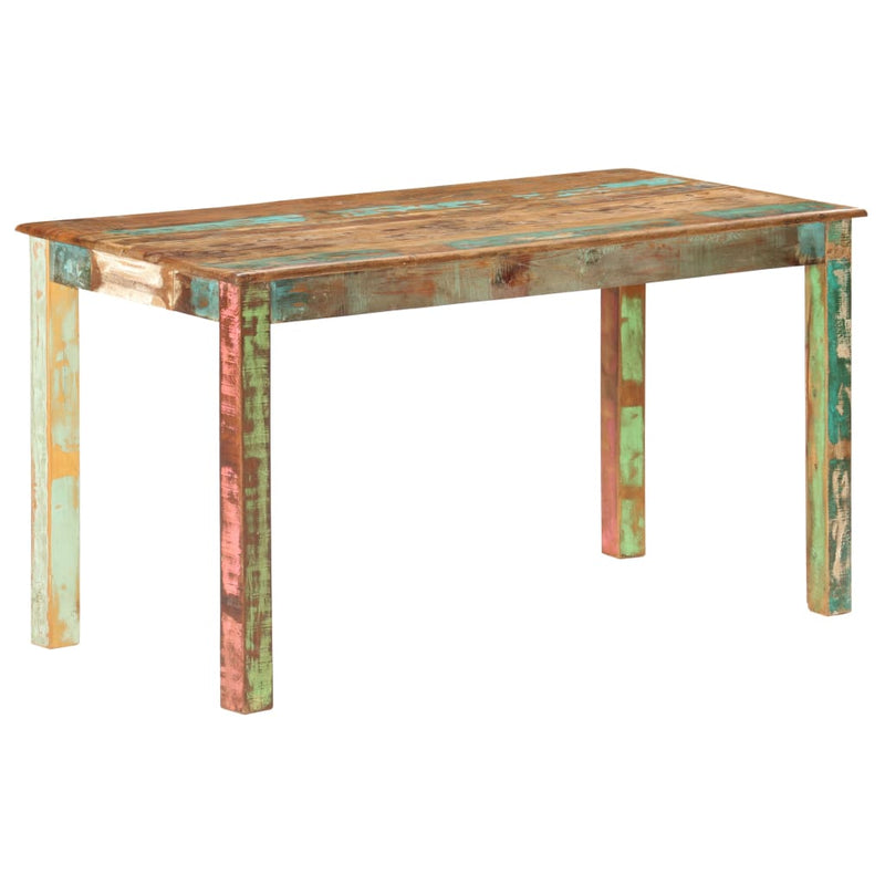 Dining Table Solid Reclaimed Wood 140x70x76 cm