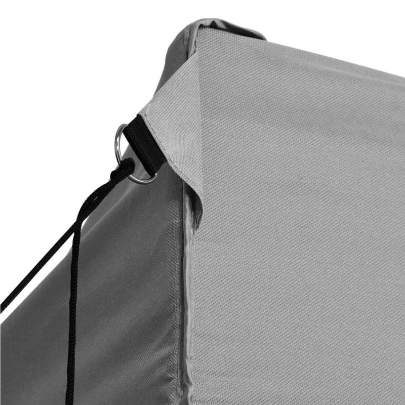 Professional Folding Party Tent with 4 Sidewalls 3x6 m Steel Anthracite