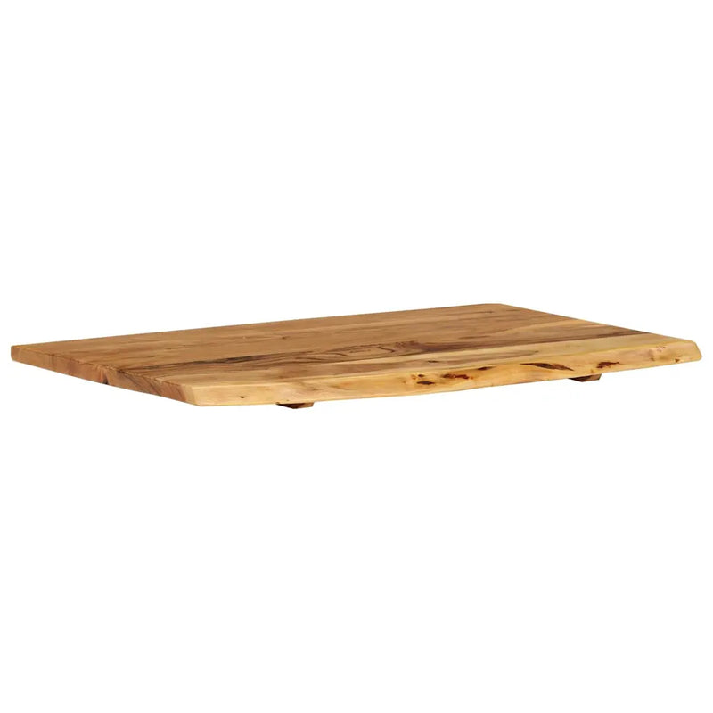 Bathroom Vanity Top Solid Acacia Wood 80x52x2.5 cm