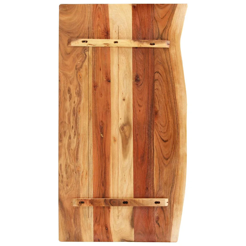 Bathroom Vanity Top Solid Acacia Wood 100x52x2.5 cm