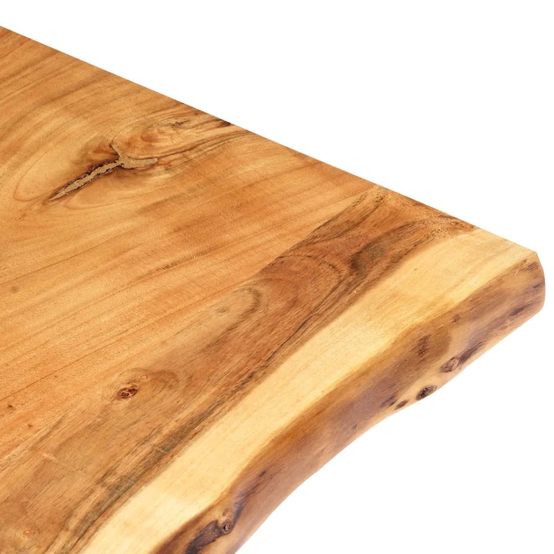 Table Top Solid Acacia Wood 100x(50-60)x3.8 cm