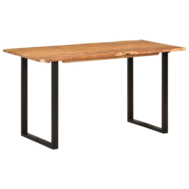 Dining Table 140x70x76 cm Solid Acacia Wood