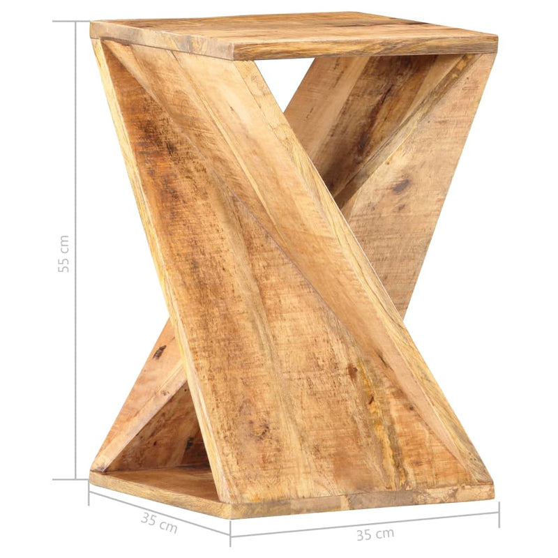 Side Table 35x35x55 cm Solid Wood Mango