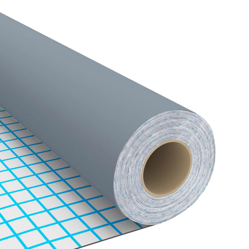 vidaXL Self-adhesive Furniture Film Grey 500x90 cm PVC