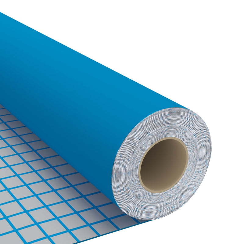 vidaXL Self-adhesive Furniture Film Azure 500x90 cm PVC