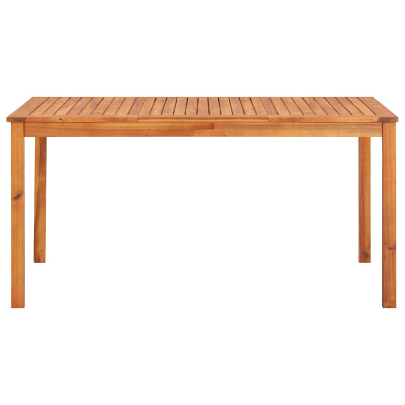 vidaXL 7 Piece Outdoor Dining Set with Cushions Solid Wood Acacia