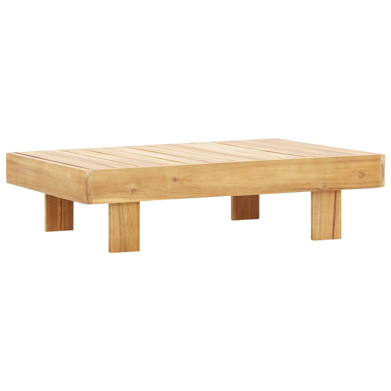 vidaXL 4 Piece Garden Lounge Set with Cushions Grey Solid Acacia Wood