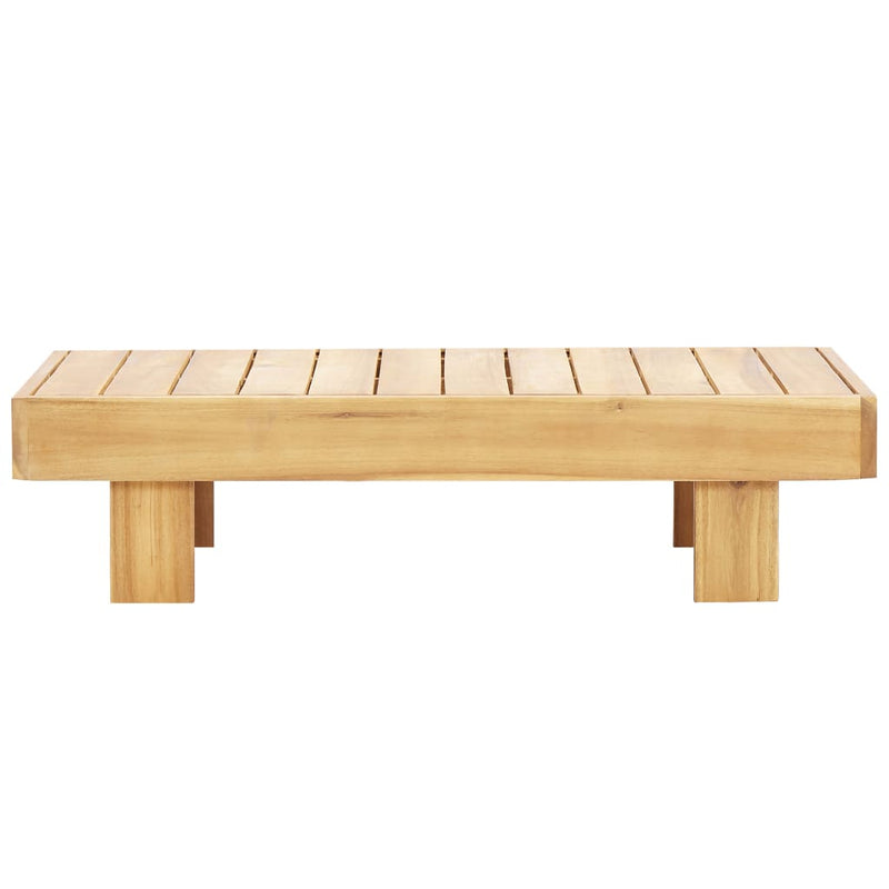 vidaXL 4 Piece Garden Lounge Set with Cushions Grey Solid Acacia Wood