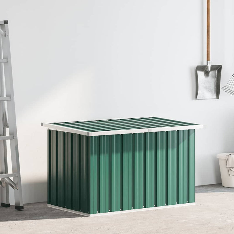 vidaXL Garden Storage Box Green 109x67x65 cm