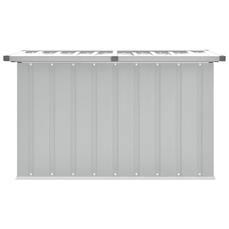 vidaXL Garden Storage Box Grey 109x67x65 cm