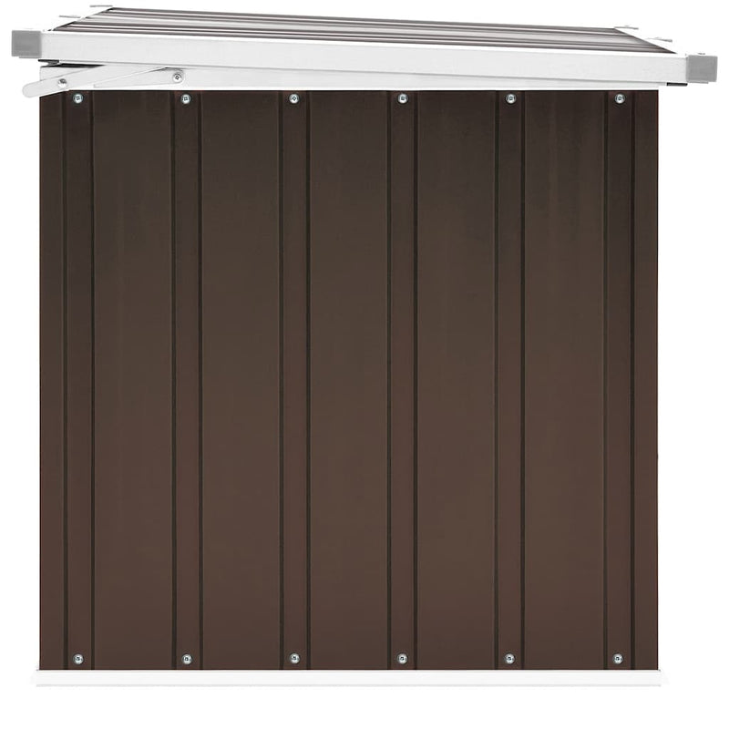 vidaXL Garden Storage Box Brown 109x67x65 cm