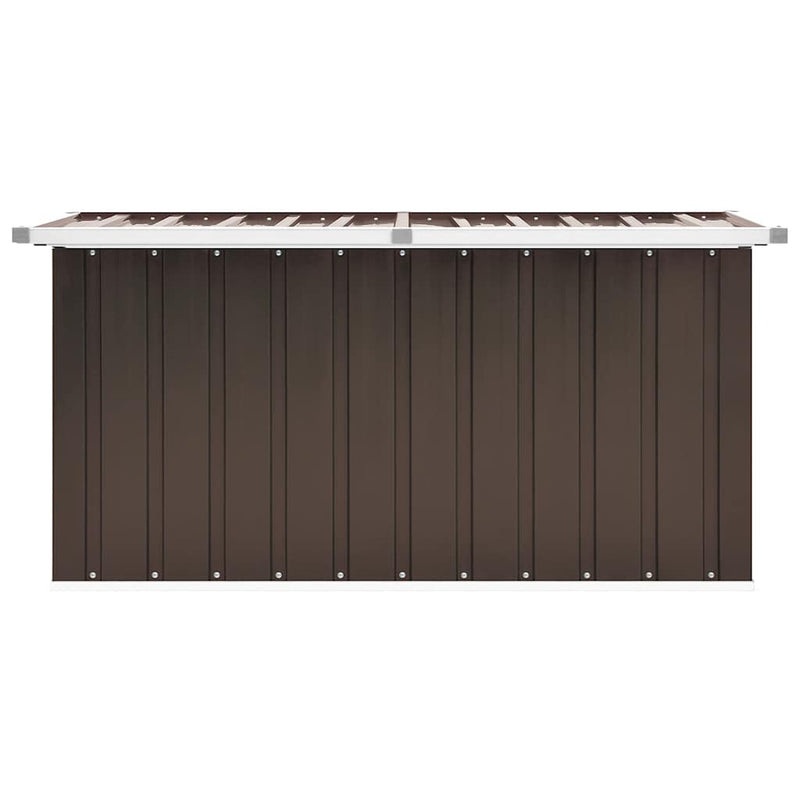 vidaXL Garden Storage Box Brown 129x67x65 cm