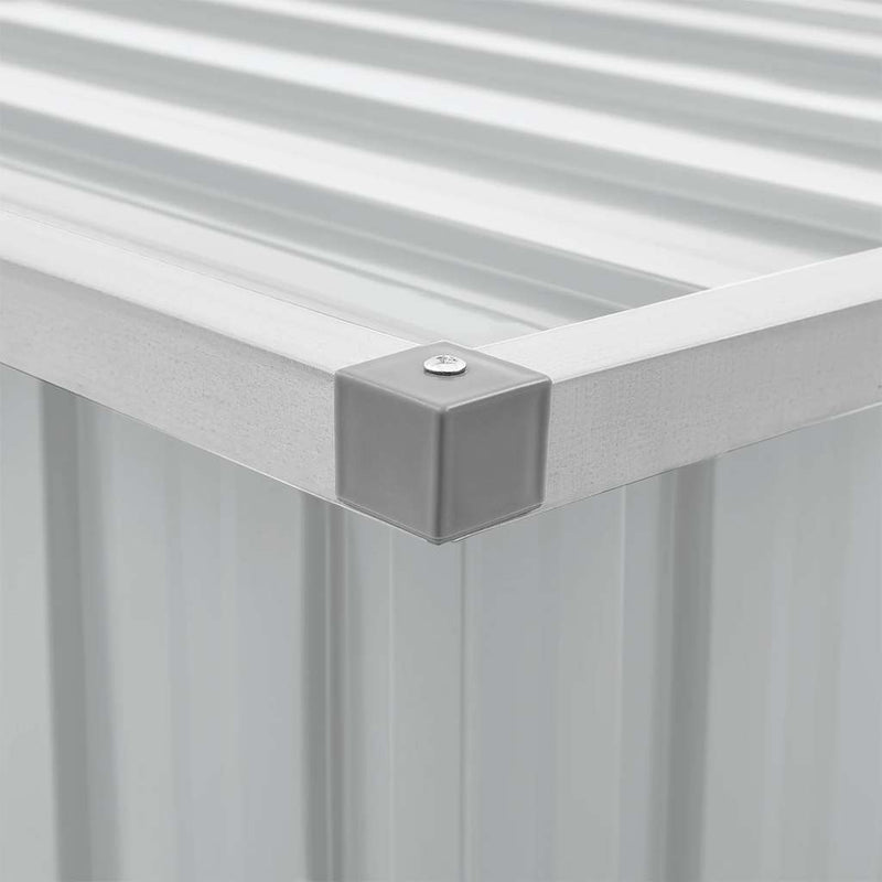 vidaXL Garden Storage Box Grey 149x99x93 cm