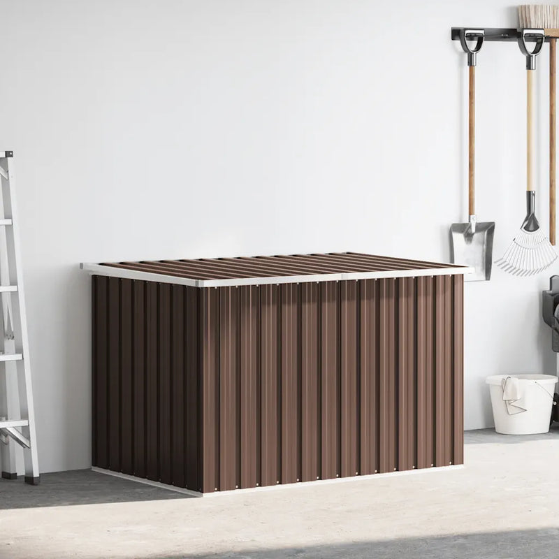 Garden Storage Box Brown 149x99x93 cm
