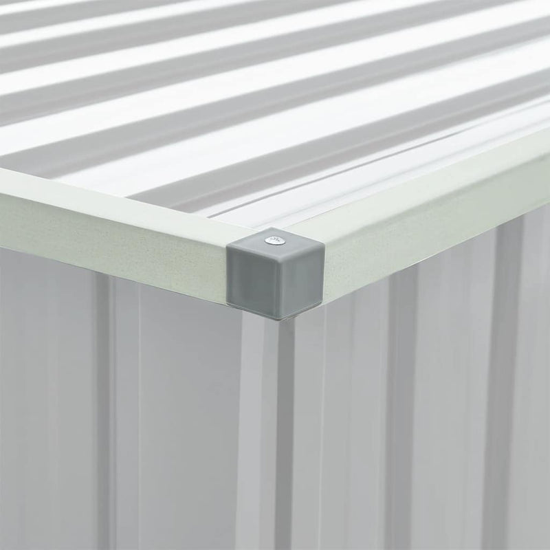vidaXL Garden Storage Box Grey 171x99x93 cm
