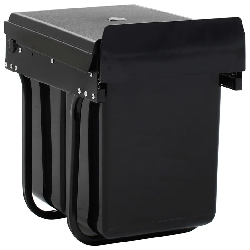 vidaXL Kitchen Cupboard Pull-out Dustbin Soft-Close 20 L