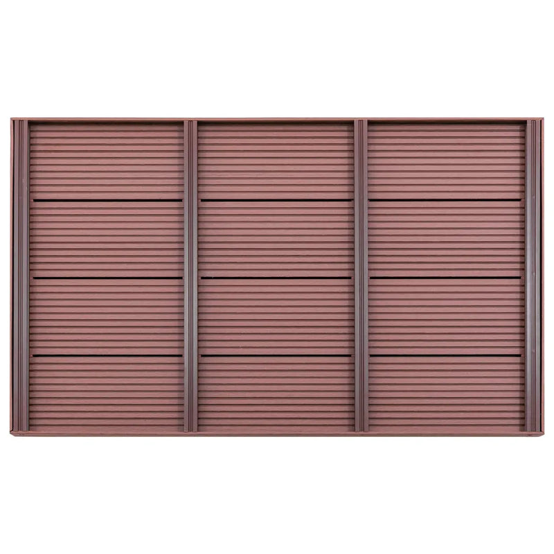 Floor Element for Solar Shower Brown 101x63x5.5 cm WPC
