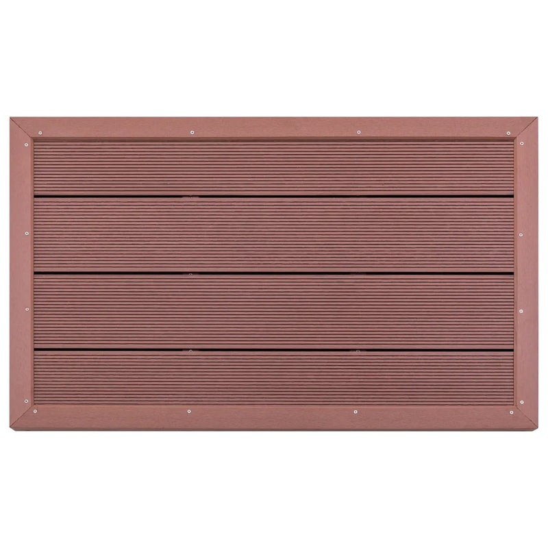 Floor Element for Solar Shower Brown 101x63x5.5 cm WPC