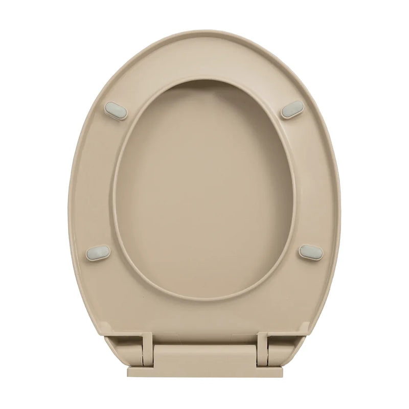 Soft-Close Toilet Seat Beige Oval