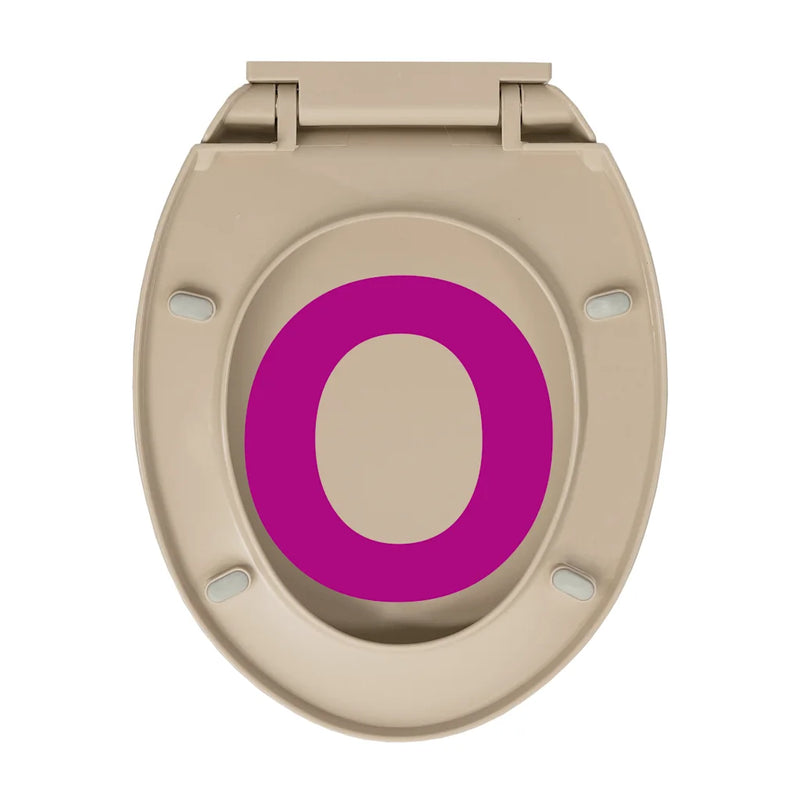 Soft-Close Toilet Seat Beige Oval