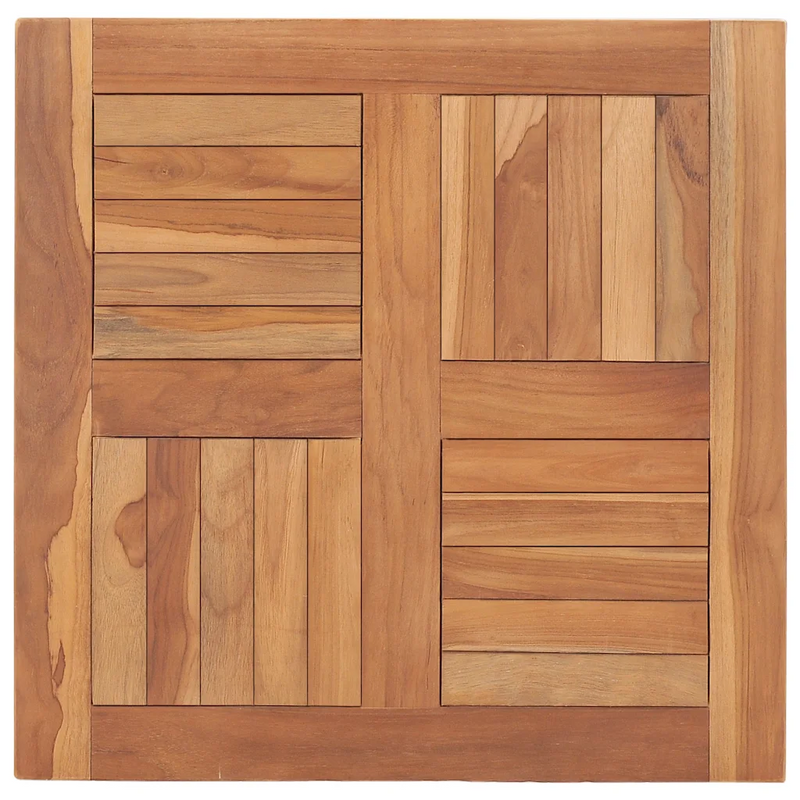 Table Top Solid Teak Wood 60x60x2.5 cm