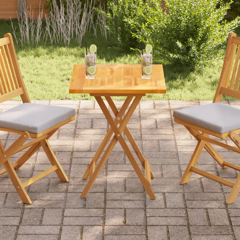 Table Top Solid Teak Wood 60x60x2.5 cm