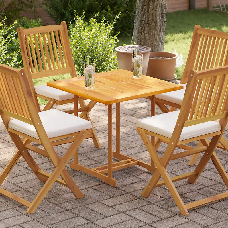 Table Top Solid Teak Wood 70x70x2.5 cm
