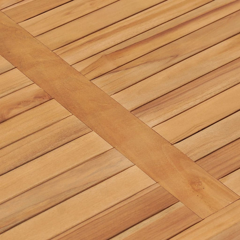 vidaXL Garden Dining Table 120x70x77 cm Solid Teak Wood