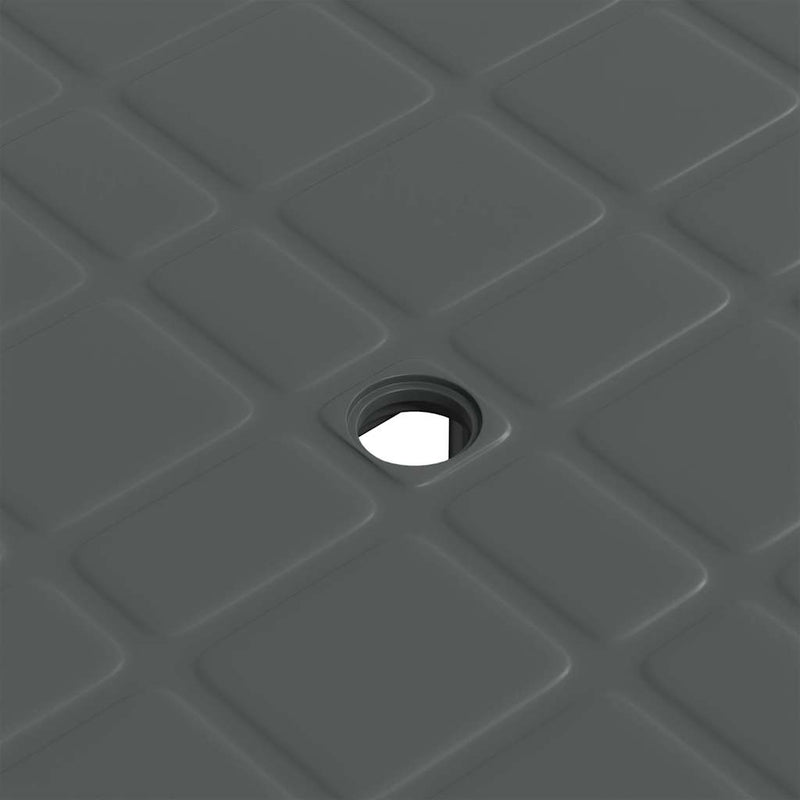 vidaXL Garden Table Anthracite 80x75x72 cm Plastic