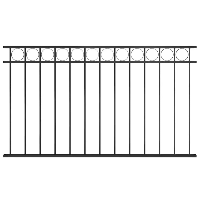 Fence Panel Assen Steel 163x80 cm Black
