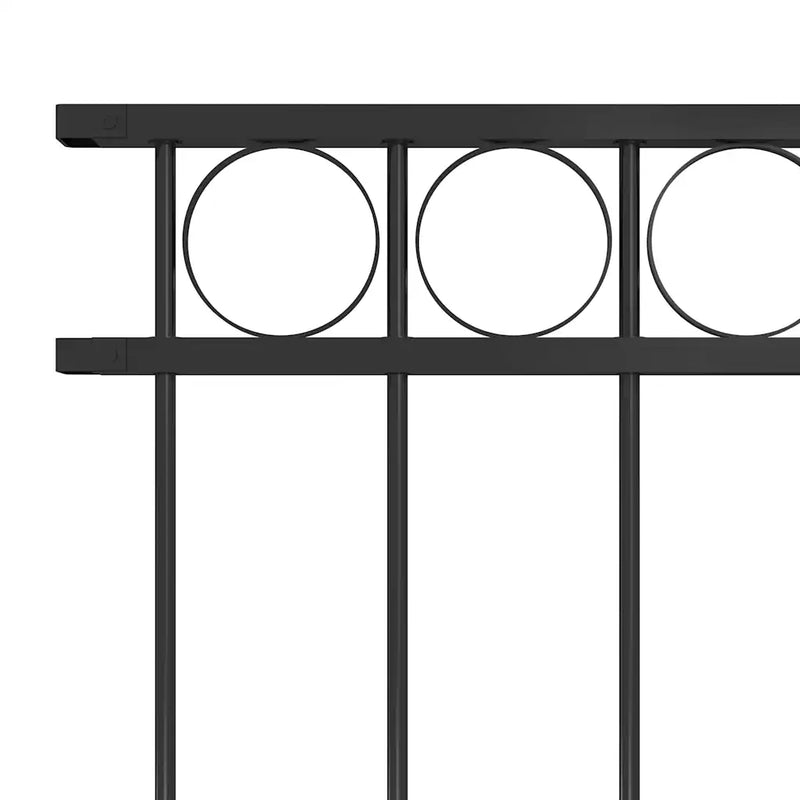 Fence Panel Assen Steel 163x80 cm Black