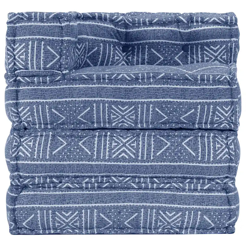 Modular Pouffe Indigo Fabric