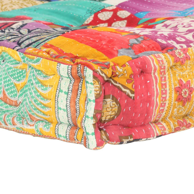 vidaXL Pallet Sofa Cushion Multicolour Fabric Patchwork