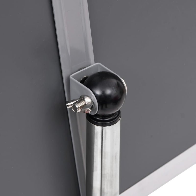 vidaXL A3 Pedestal Poster Stand Silver Aluminium Alloy