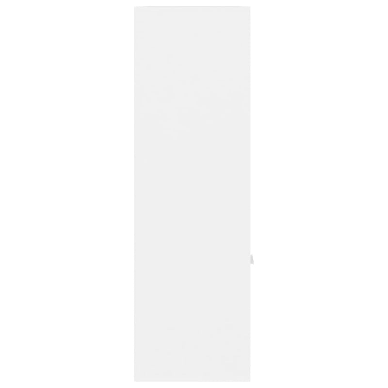 vidaXL Book Cabinet White 98x30x98 cm Engineered Wood
