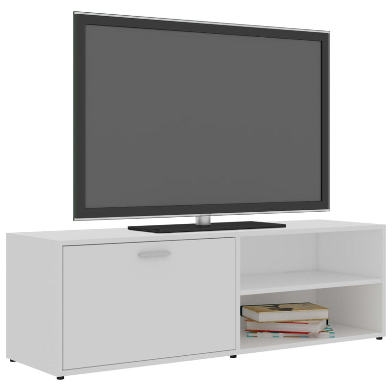 vidaXL TV Cabinet White 120x34x37 cm Engineered Wood
