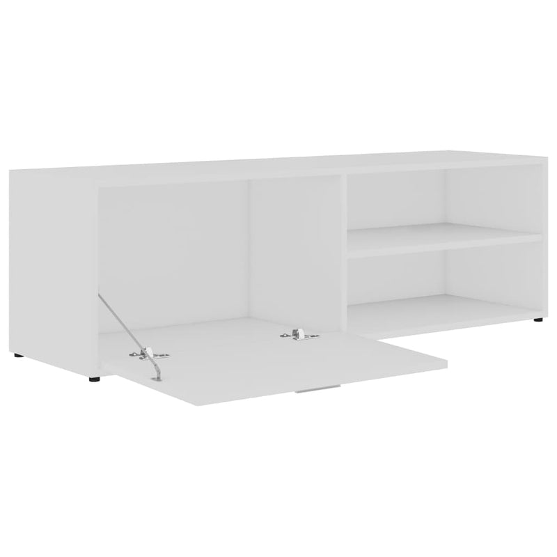 vidaXL TV Cabinet White 120x34x37 cm Engineered Wood