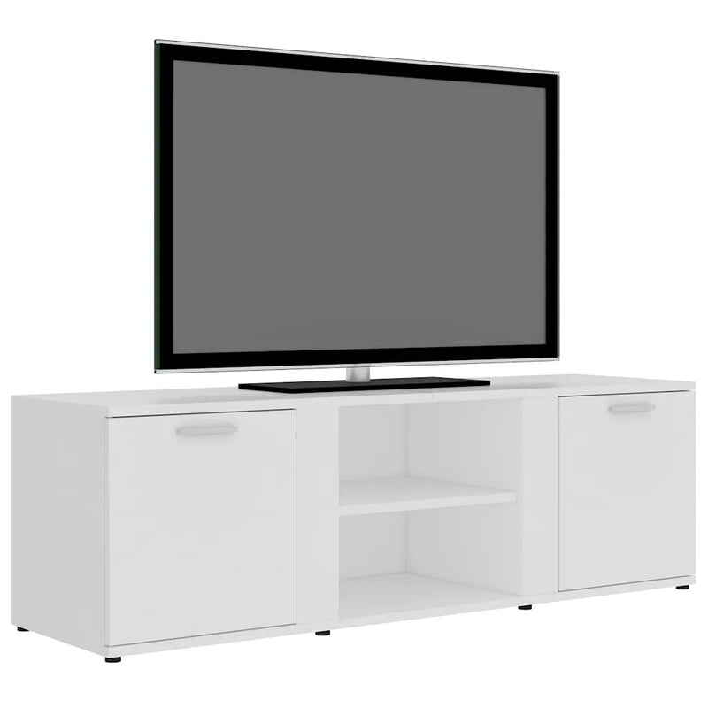 TV Cabinet White 120x34x37 cm Engineered Wood