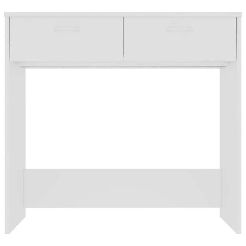 vidaXL Desk White 80x40x75 cm Engineered Wood